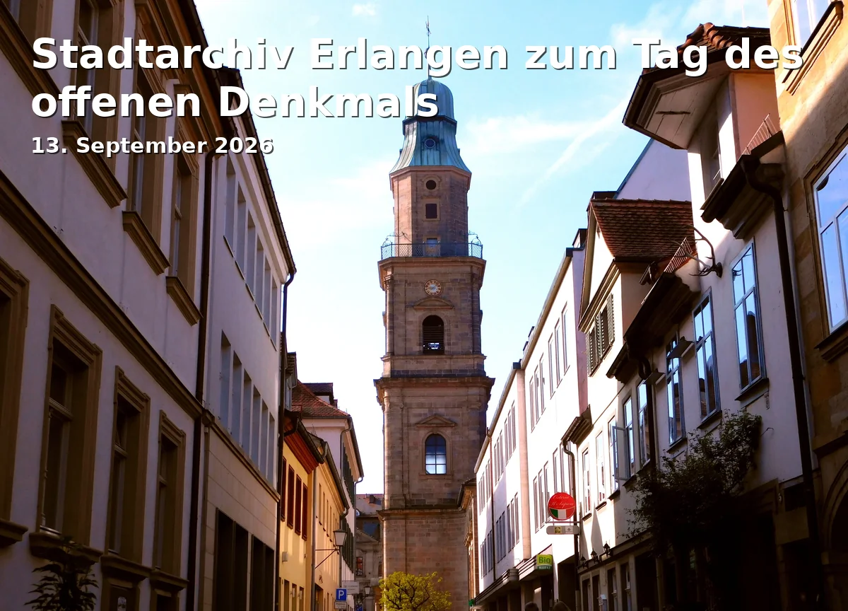 Event: Stadtarchiv Erlangen zum Tag des offenen Denkmals