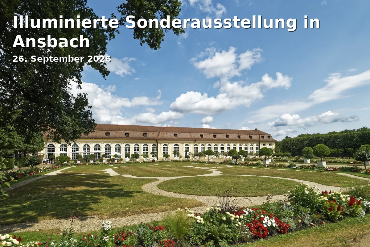 Event: Illuminierte Sonderausstellung in Ansbach