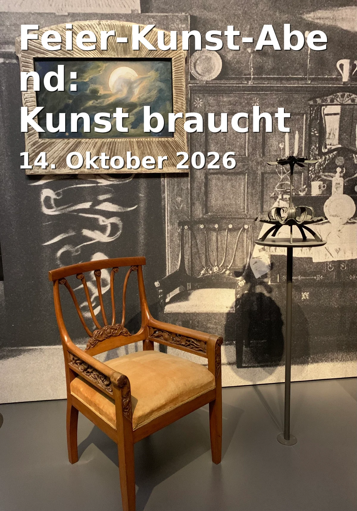 Event: Feier-Kunst-Abend: Kunst braucht Luft Ausstellung in Gemäldegalerie Dachau, Konrad-Adenauer-Str. 3, 85221 Dachau on 14. Oktober 2026