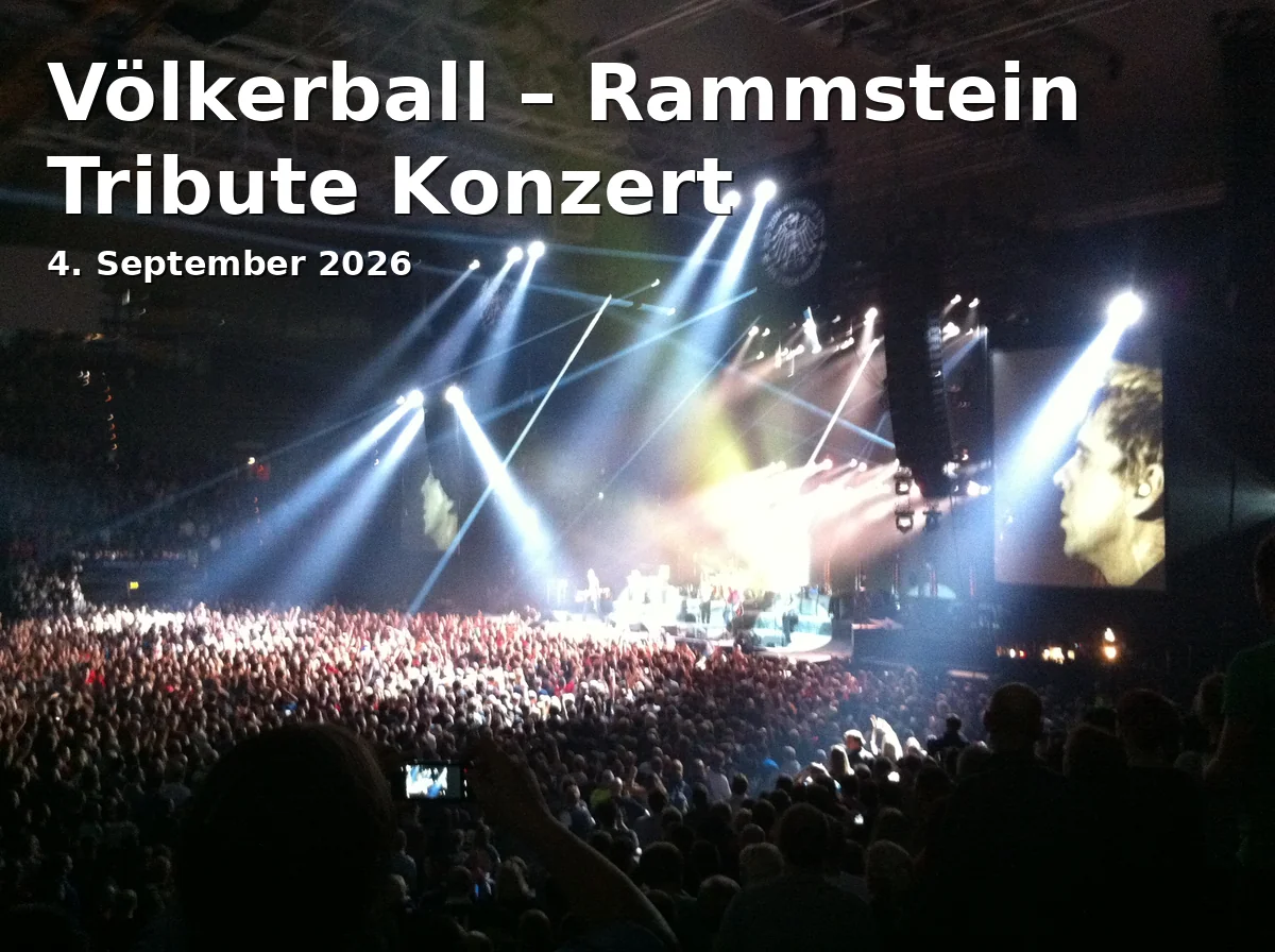 Event: Völkerball – Rammstein Tribute Konzert in Amphitheater Gelsenkirchen, Grothusstraße 201, 45883 Gelsenkirchen on 4. September 2026