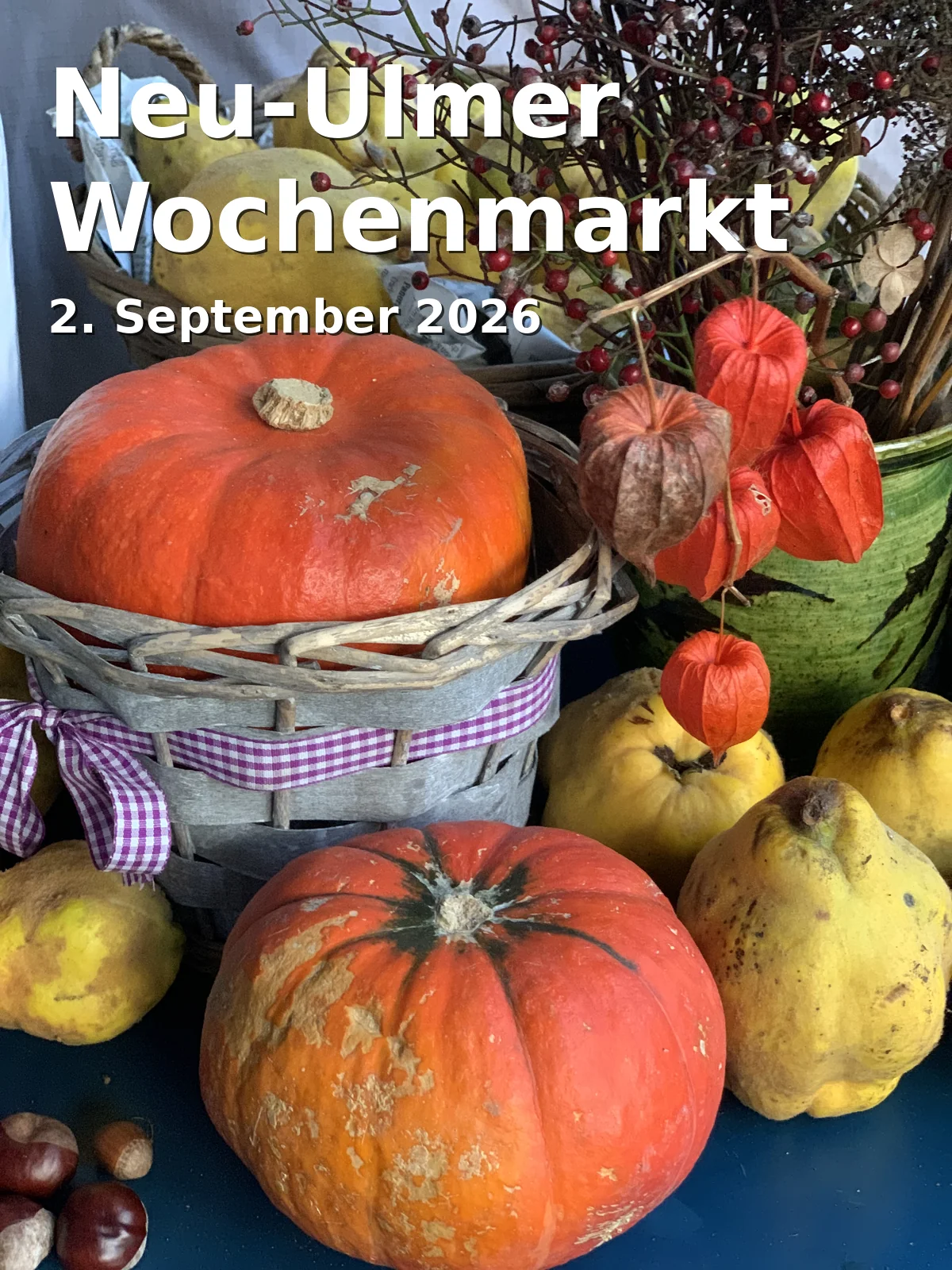 Event: Neu-Ulmer Wochenmarkt in Petrusplatz, 89231 Neu-Ulm on 2. September 2026