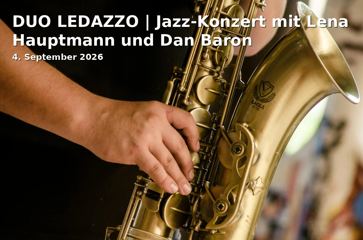Event: DUO LEDAZZO | Jazz-Konzert mit Lena Hauptmann und Dan Baron in Glad-House, Straße der Jugend 16, 03046 Cottbus on 4. September 2026