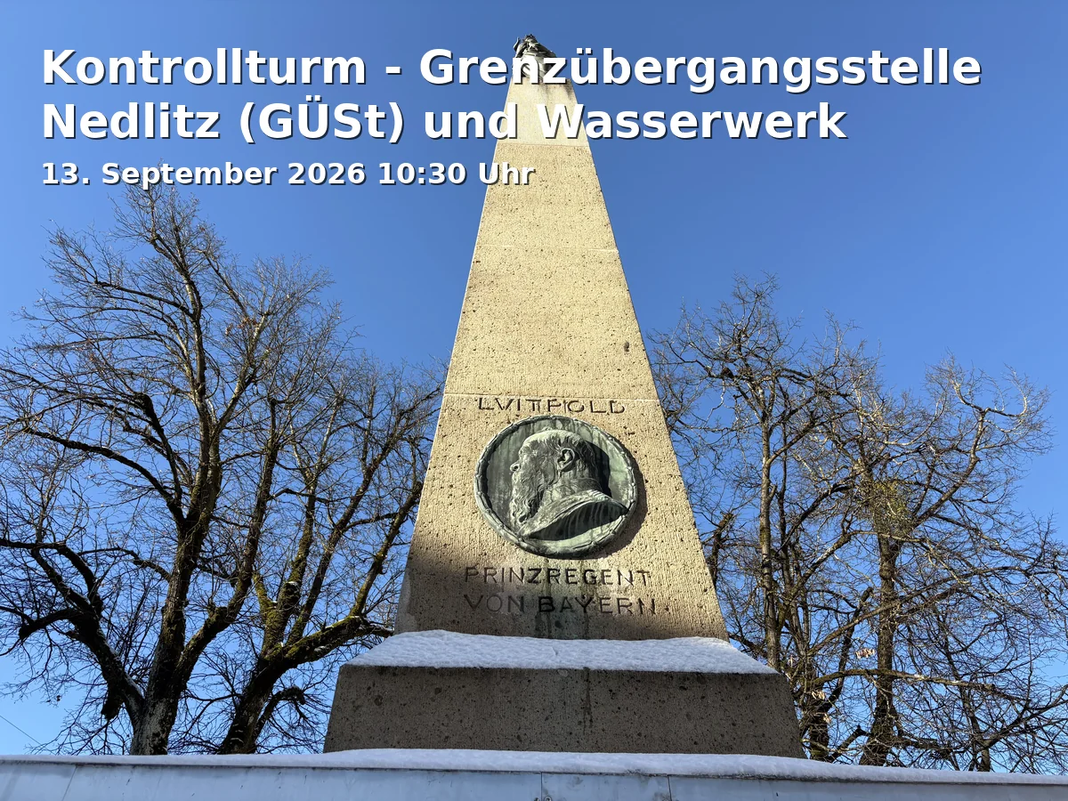 Event: Kontrollturm - Grenzübergangsstelle Nedlitz (GÜSt) und Wasserwerk