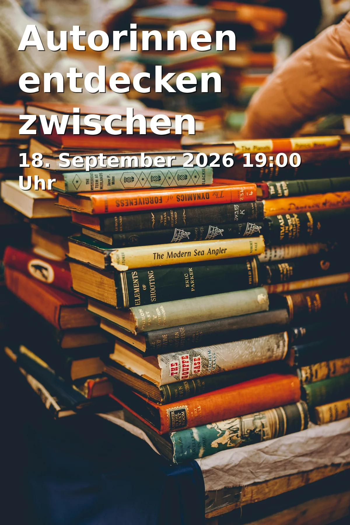 Event: Autorinnen entdecken zwischen Pfeiffröschen und Palmen in Maulbeerallee 2, 14469 Potsdam on 18. September 2026