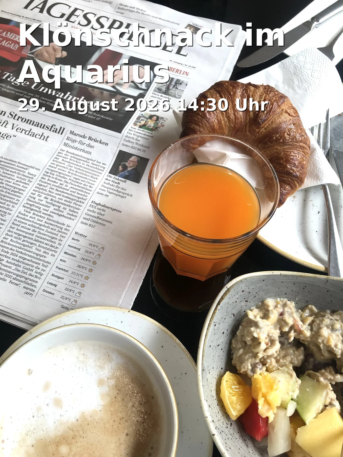 Event: Klönschnack im Aquarius