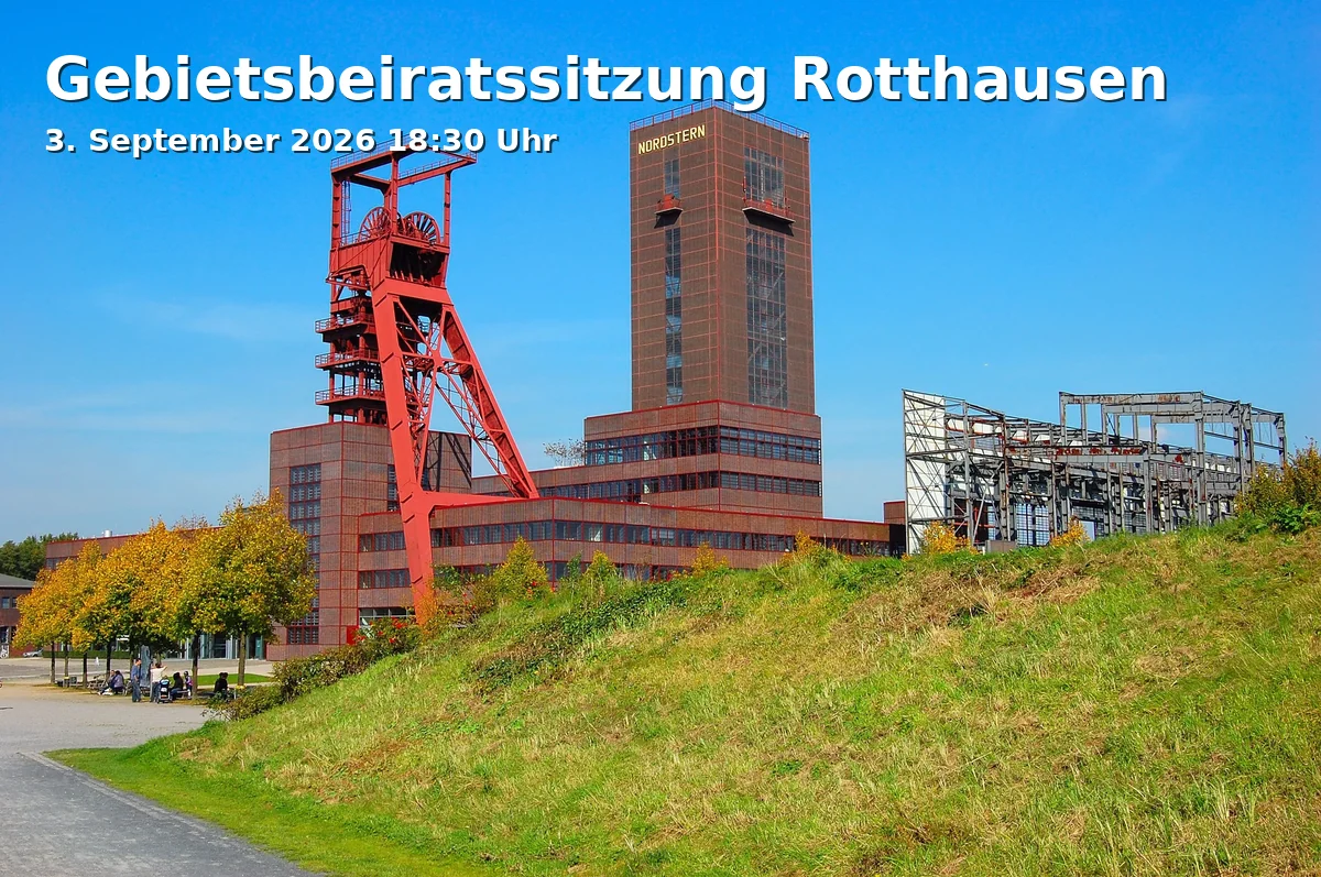 Event: Gebietsbeiratssitzung Rotthausen in Demenz-Wohngemeinschaften Leben in Rotthausen, Schemannstraße 47, Gelsenkirchen on 3. September 2026