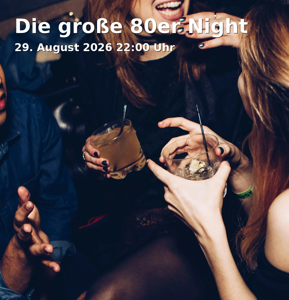 Event: Die große 80er Night in Obere Sandstraße 18, 96049 Bamberg on 29. August 2026