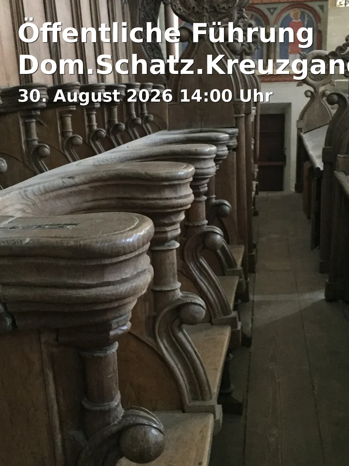 Event: Öffentliche Führung Dom.Schatz.Kreuzgang in Domplatz 5, 96049 Bamberg on 30. August 2026