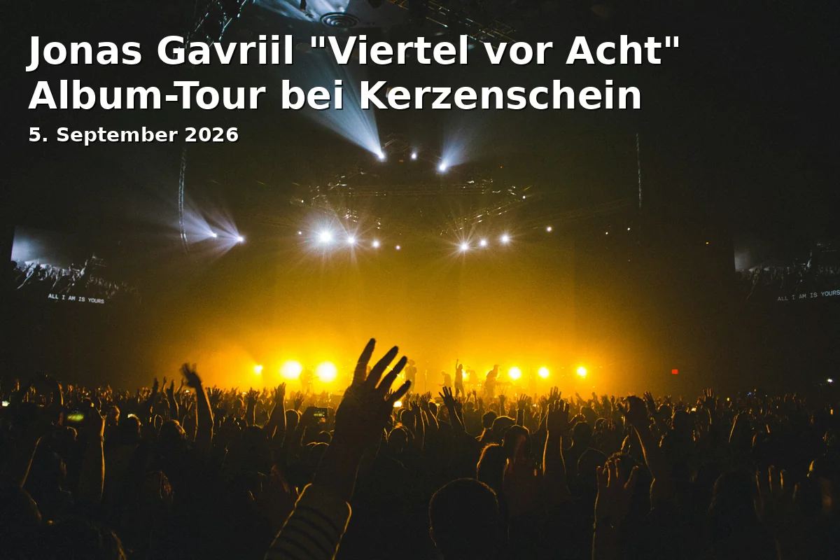 Event: Jonas Gavriil "Viertel vor Acht" Album-Tour bei Kerzenschein