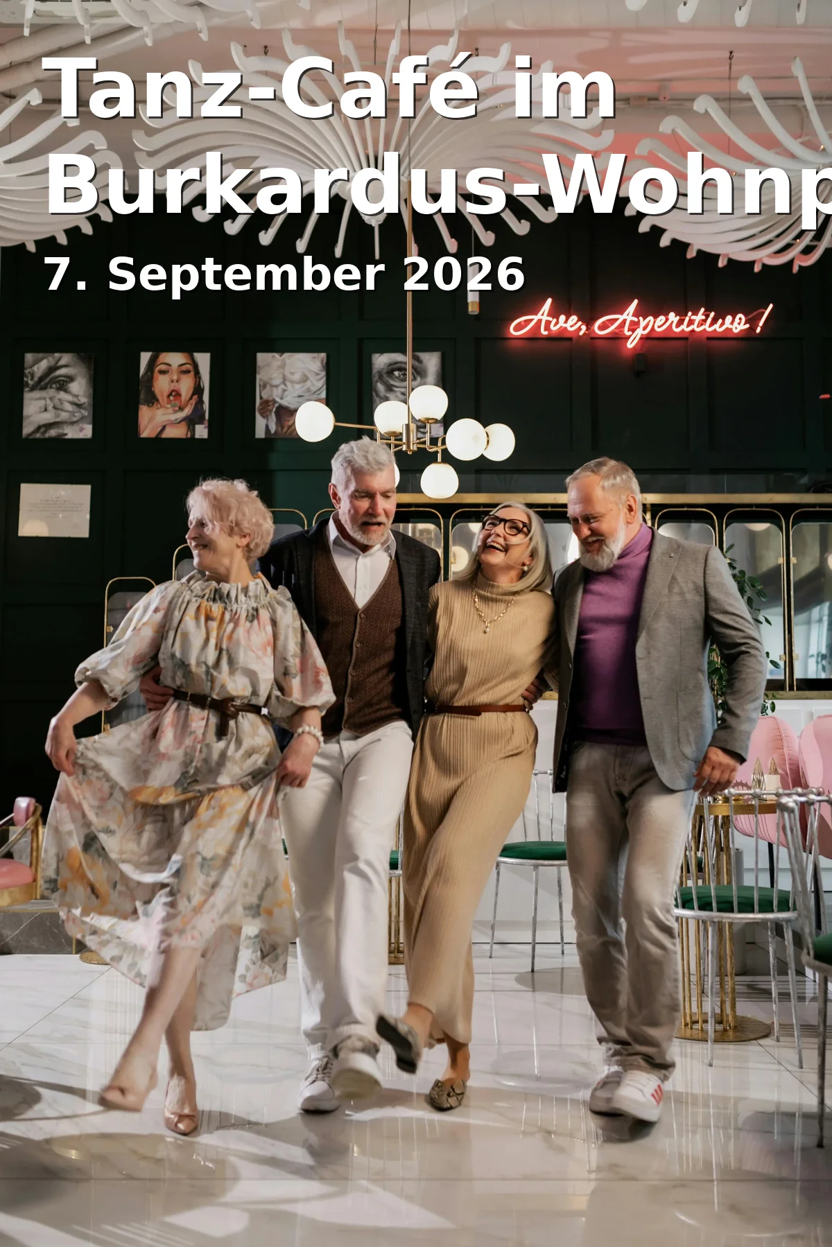 Event: Tanz-Café im Burkardus-Wohnpark in Burkardus-Wohnpark, Kissinger Str. 2, 97688 Bad Kissingen on 7. September 2026