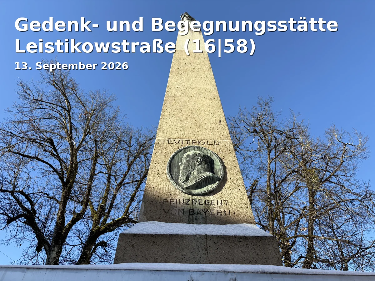 Event: Gedenk- und Begegnungsstätte Leistikowstraße (16|58) in Leistikowstraße 1, 14469 Potsdam on 13. September 2026