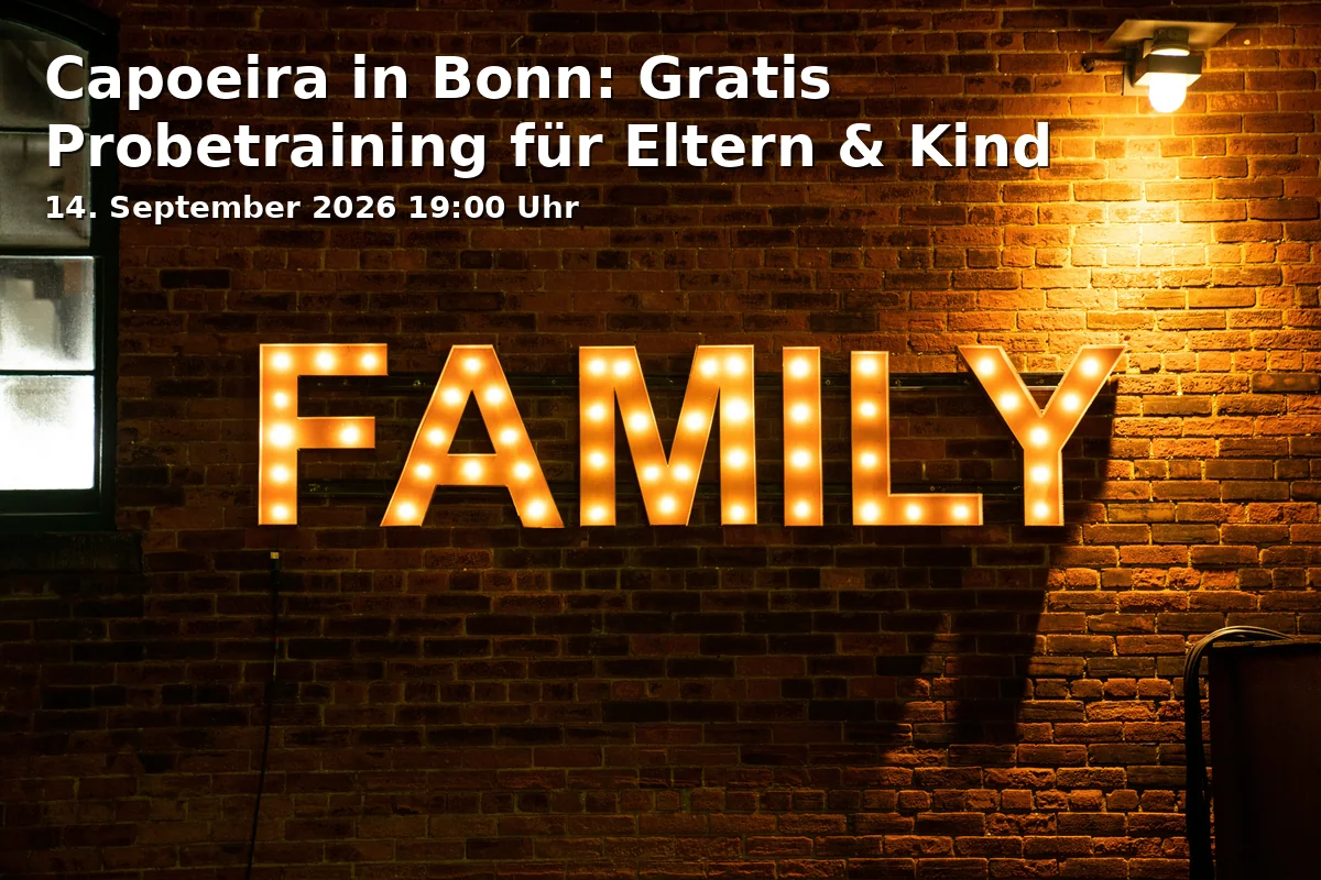 Event: Capoeira in Bonn: Gratis Probetraining für Eltern & Kind in Halle - Till-Eulenspiegel-Schule Bonn, Renoisstraße 1a, 53129 Bonn on 14. September 2026