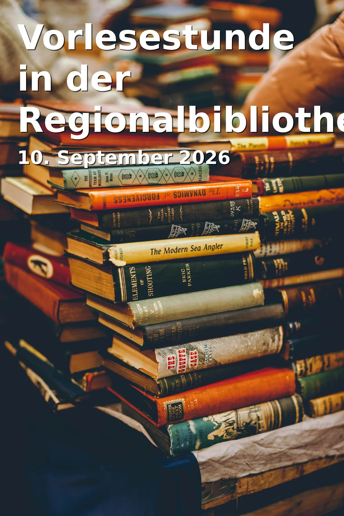 Event: Vorlesestunde in der Regionalbibliothek Weiden in Regionalbibliothek Weiden, Studio L, Bürgermeister-Prechtl-Str. 25, 92637 Weiden on 10. September 2026