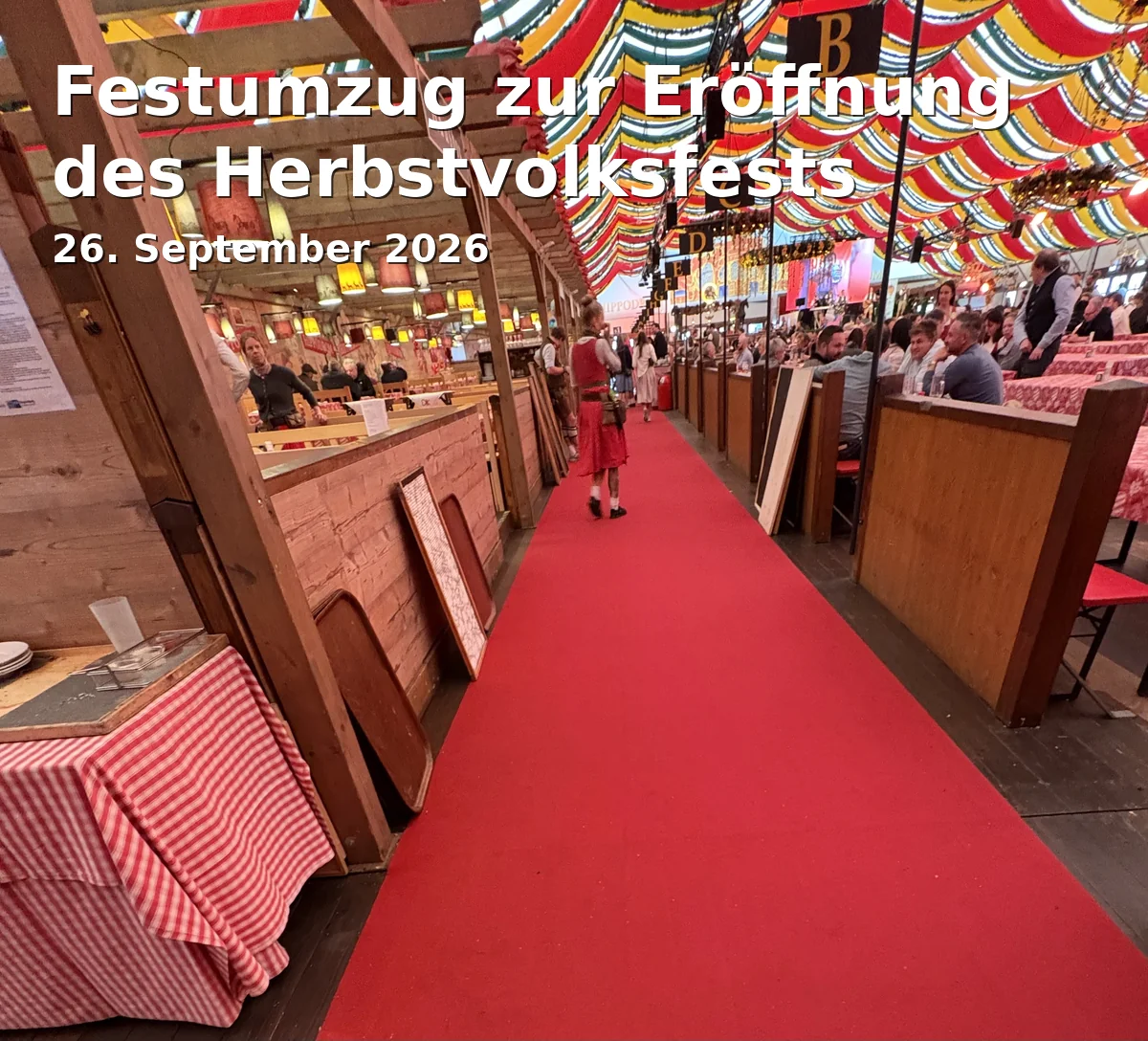 Event: Festumzug zur Eröffnung des Herbstvolksfests in Volksfestplatz, Ingolstadt on 26. September 2026