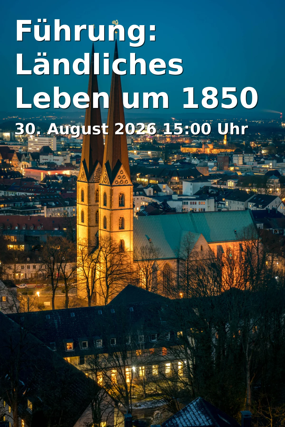 Event: Führung: Ländliches Leben um 1850 in Dornberger Straße 82, 33619 Bielefeld on 30. August 2026