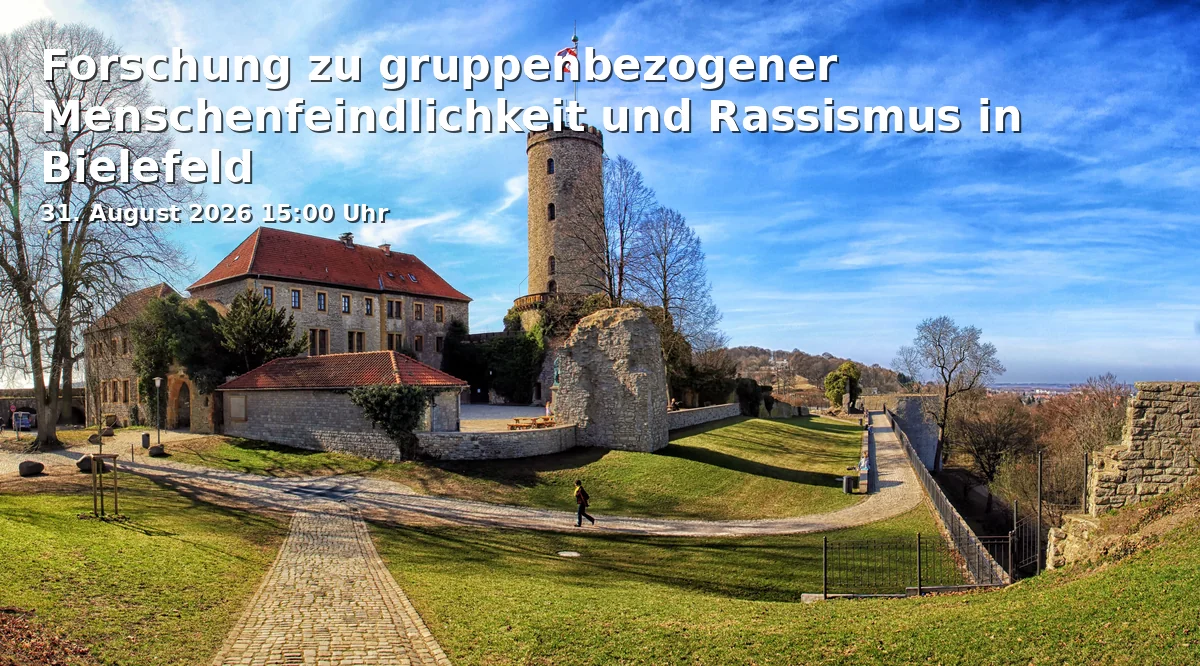 Event: Forschung zu gruppenbezogener Menschenfeindlichkeit und Rassismus in Bielefeld in Online via Zoom on 31. August 2026