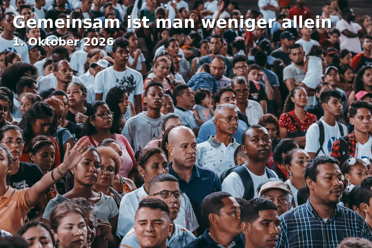 Event: Gemeinsam ist man weniger allein in KulturWIRtschaft in der Allgäuhalle, Kotterner Str. 64, 87435 Kempten on 1. Oktober 2026