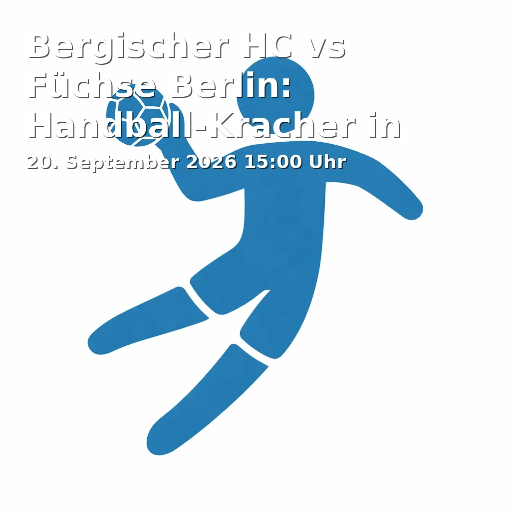 Event: Bergischer HC vs Füchse Berlin: Handball-Kracher in Düsseldorf