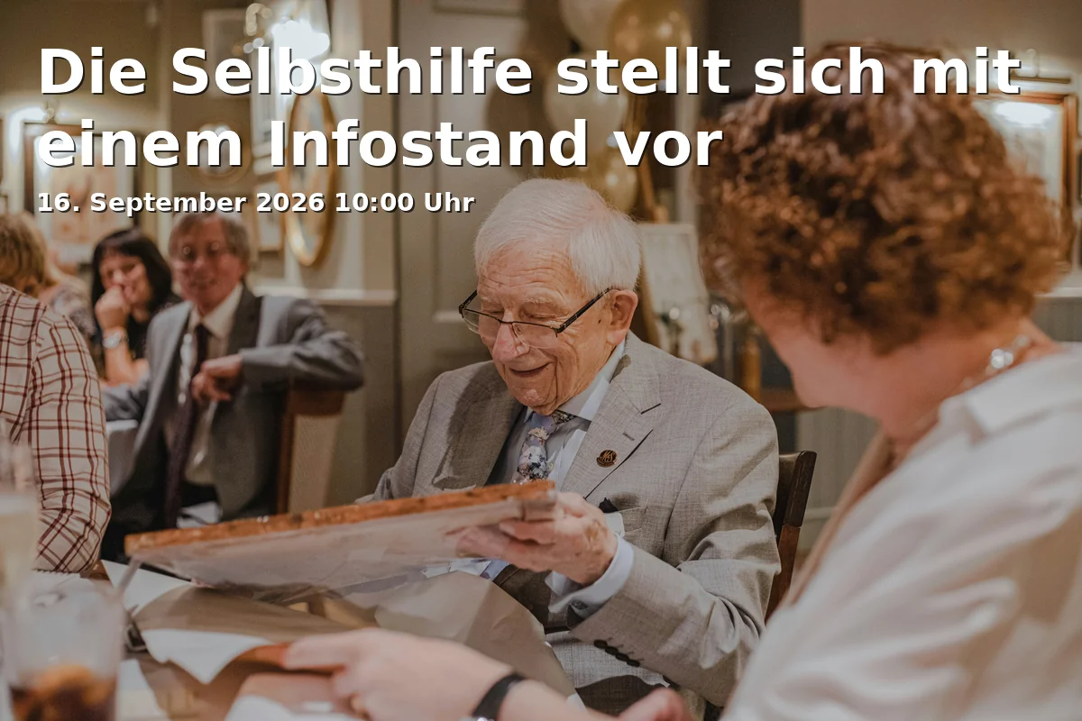 Event: Die Selbsthilfe stellt sich mit einem Infostand vor in Oberer Markt, 97070 Würzburg on 16. September 2026