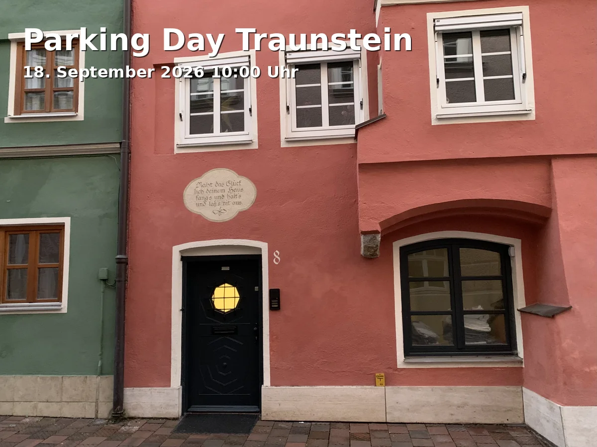 Event: Parking Day Traunstein