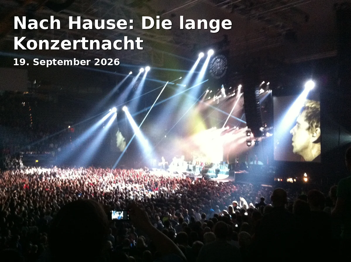 Event: Nach Hause: Die lange Konzertnacht in Beethovenhalle Bonn, Wachsbleiche 16, 53111 Bonn on 19. September 2026