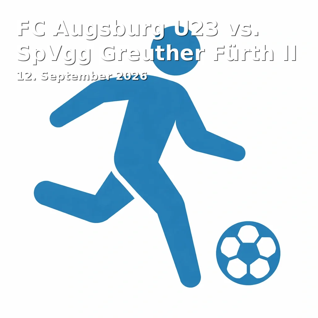 Event: FC Augsburg U23 vs. SpVgg Greuther Fürth II in Rosenaustadion, Stadionstraße 23, 86159 Augsburg on 12. September 2026