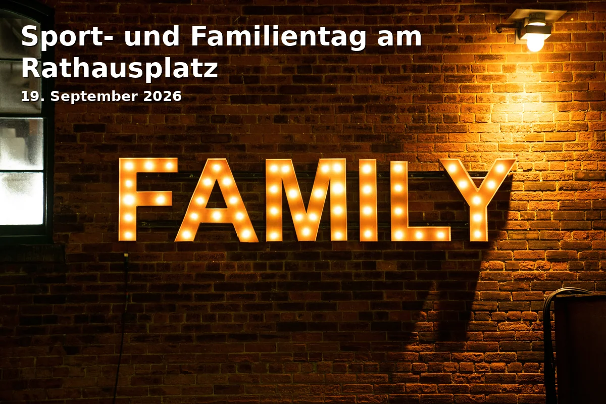 Sport- und Familientag am Rathausplatz