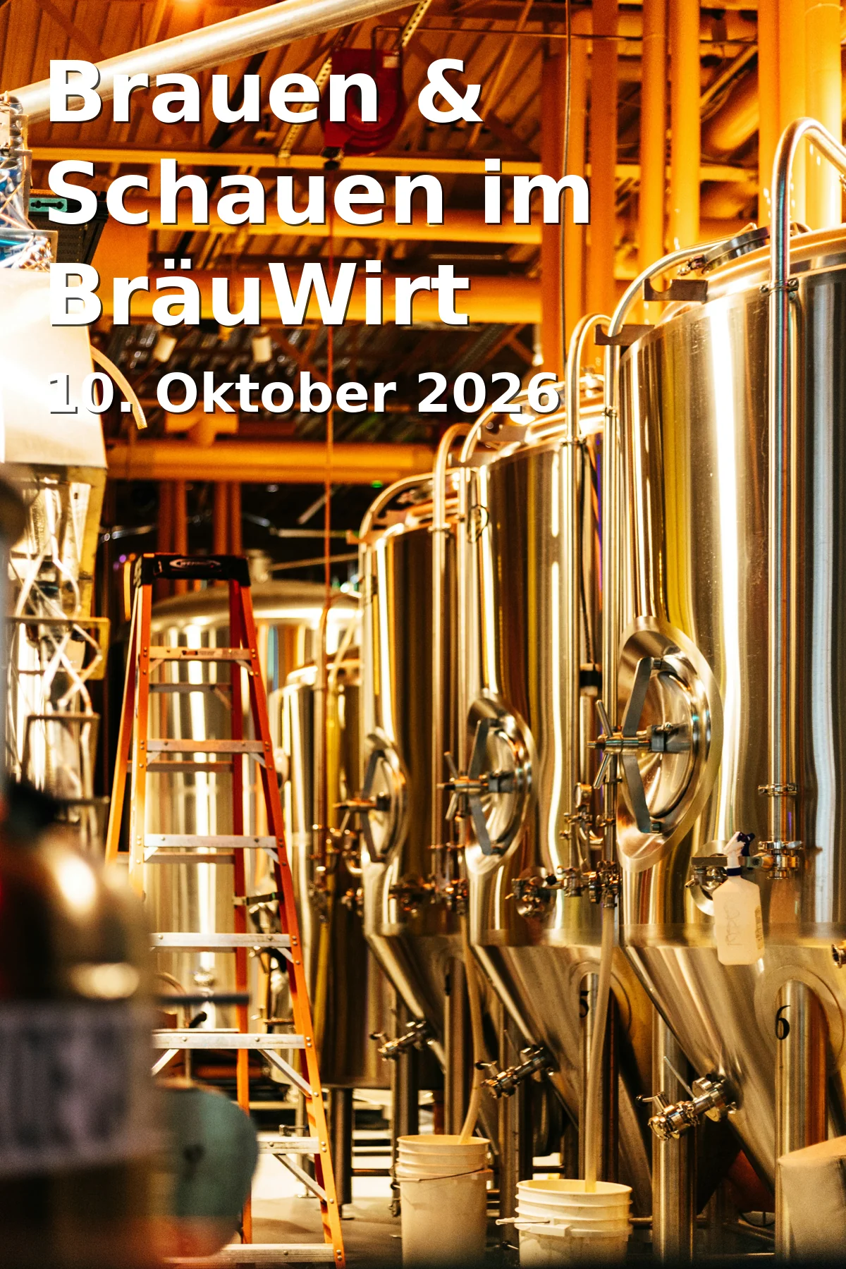 Event: Brauen & Schauen im BräuWirt Weiden in Gasthausbrauerei BräuWirt, Unterer Markt 9, Weiden on 10. Oktober 2026