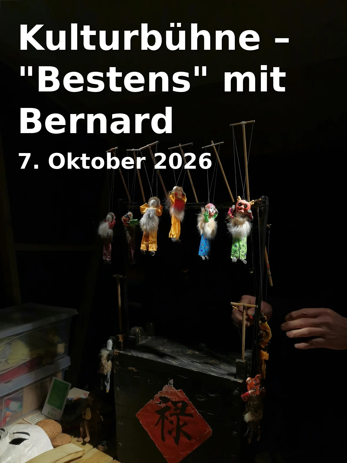Event: Kulturbühne – "Bestens" mit Bernard Liebermann in Parapluie, Weiden on 7. Oktober 2026