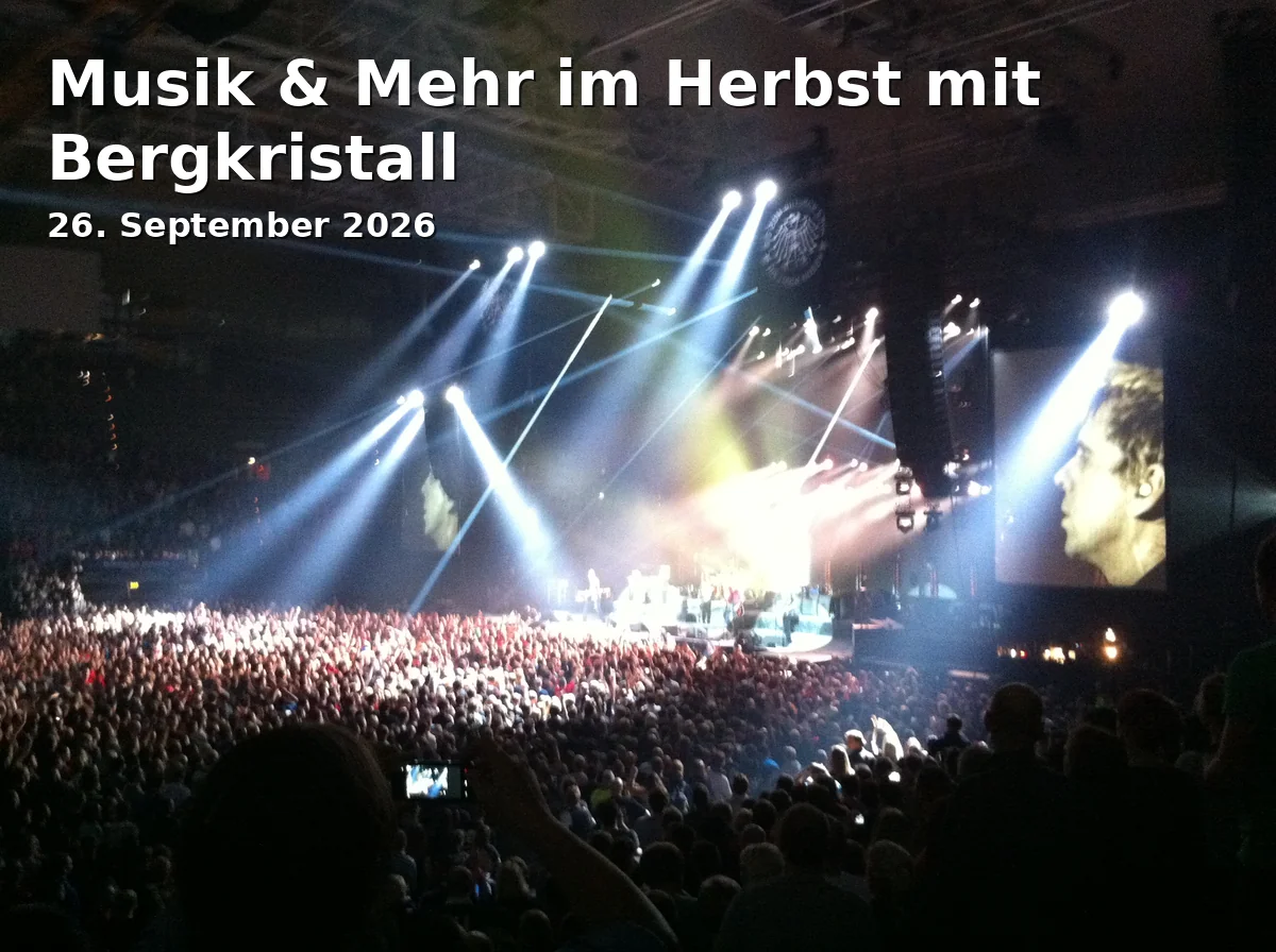 Event: Musik & Mehr im Herbst mit Bergkristall in Orangerie Ansbach, Promenade 33, 91522 Ansbach on 26. September 2026