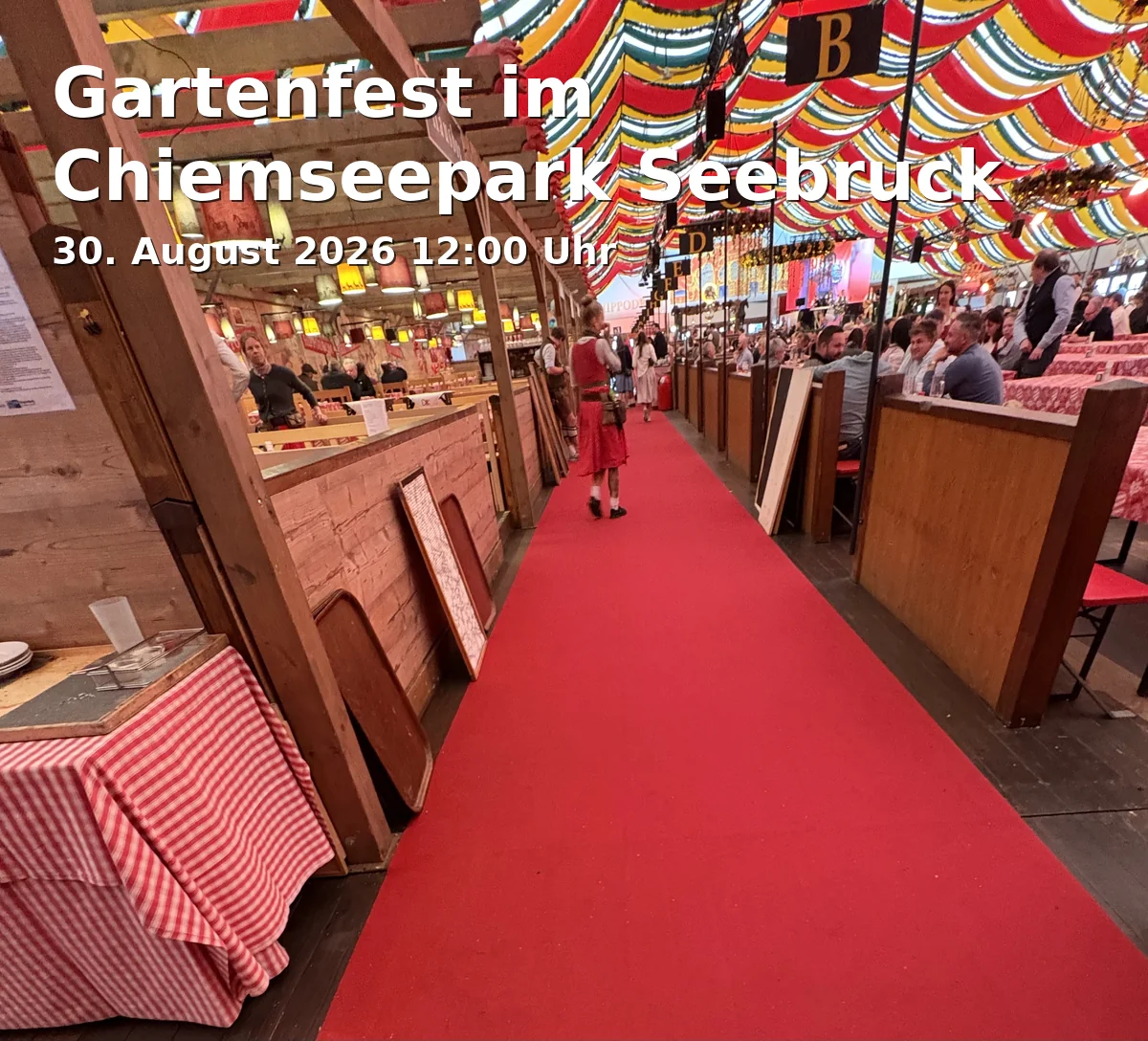 Event: Gartenfest im Chiemseepark Seebruck in Gartenanlage am Chiemseepark, Am Chiemseepark, 83358 Seebruck on 30. August 2026
