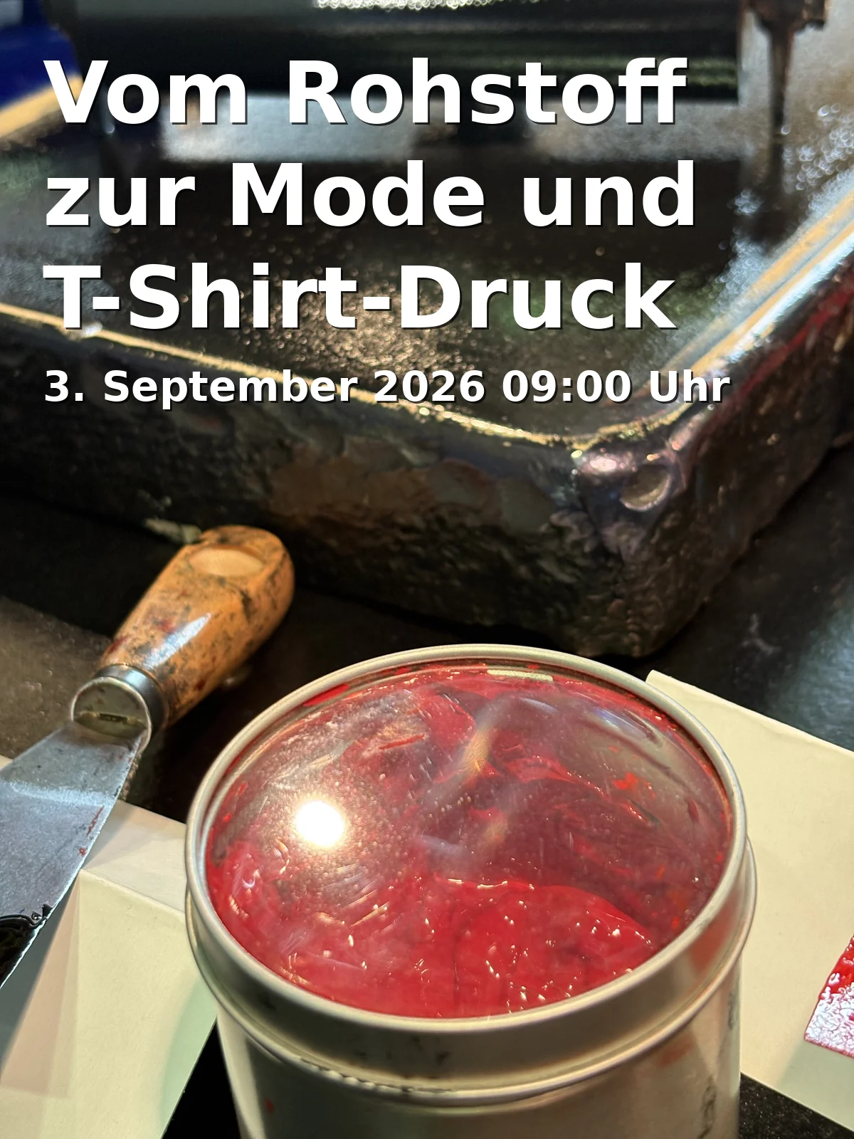 Event: Vom Rohstoff zur Mode und T-Shirt-Druck für Kinder in München