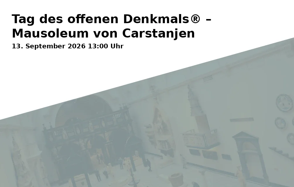 Event: Tag des offenen Denkmals® – Mausoleum von Carstanjen in Mausoleum von Carstanjen, Auerhofstraße 11, 53175 Bonn, Bonn on 13. September 2026