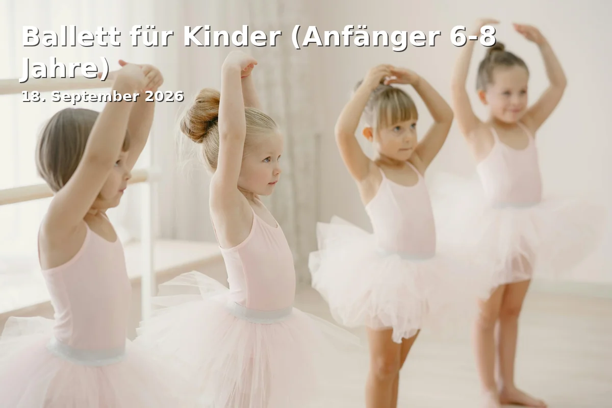 Event: Ballet for Children (Beginner 6-8 Years)
