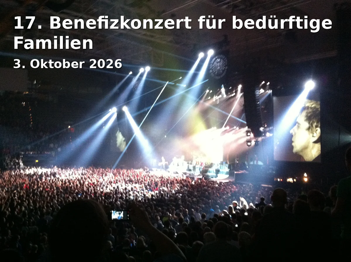 Event: 17. Benefizkonzert für bedürftige Familien in St. Gumbertus, Johann-Sebastian-Bach-Platz 3, 91522 Ansbach on 3. Oktober 2026