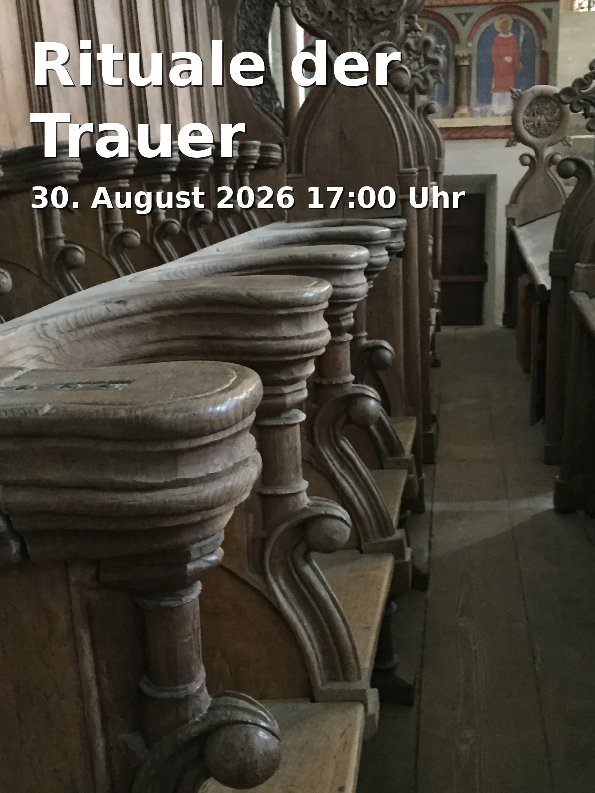 Event: Rituale der Trauer in Alfred-Zingler-Haus, Margaretenhof 10-12, Gelsenkirchen on 30. August 2026