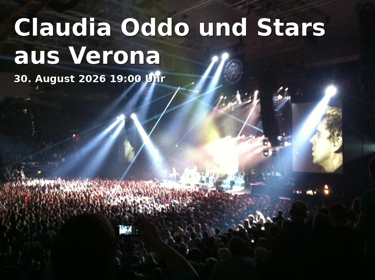 Event: Claudia Oddo und Stars aus Verona in Gerlinds Remise, Sommerstraße 33, 33649 Bielefeld on 30. August 2026