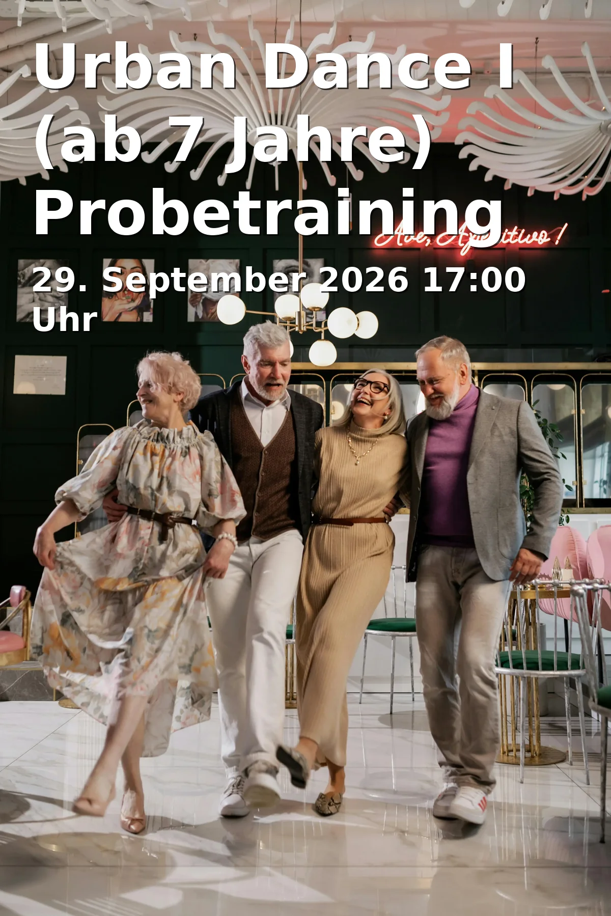 Event: Urban Dance I (ab 7 Jahre) Probetraining in 1. TanzSportZentrum Freising, Schulstraße 10, 85356 Freising-Attaching on 29. September 2026