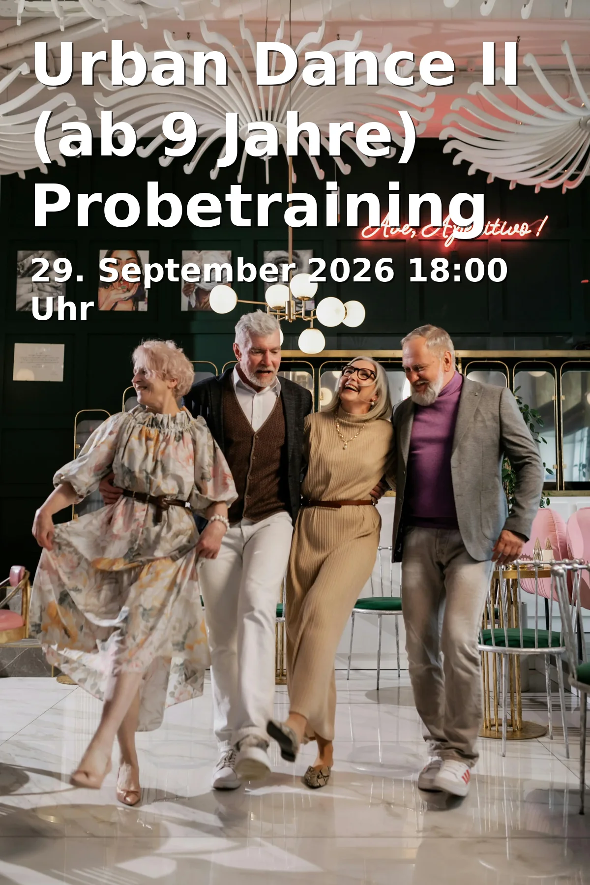 Event: Urban Dance II (ab 9 Jahre) Probetraining in 1. Tanzsportzentrum Freising, Schulstraße 10, 85356 Freising/Attaching on 29. September 2026