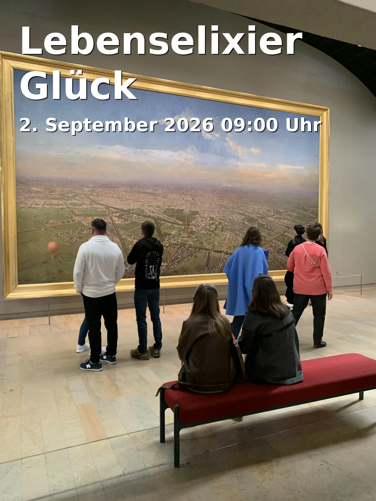 Event: Lebenselixier Glück in Volksbank-Lobby am Kesselbrink, Kesselbrink 1, 33602 Bielefeld on 2. September 2026