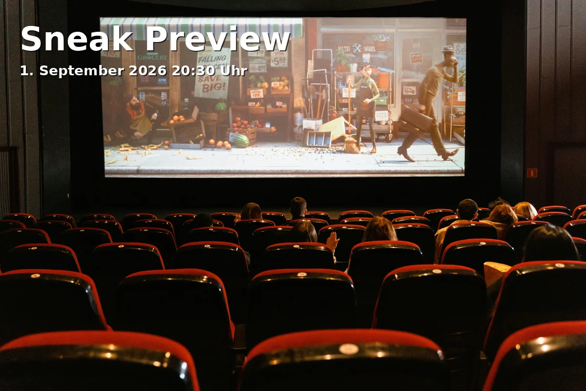 Event: Sneak Preview in filmforum, Dellplatz 16 on 1. September 2026