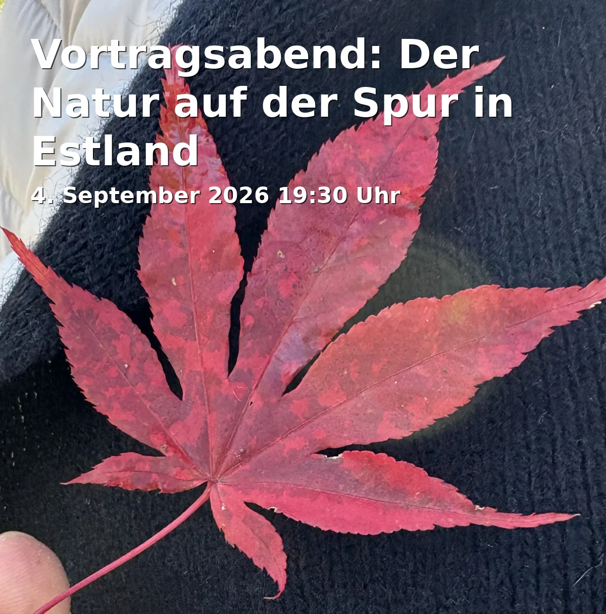 Event: Vortragsabend: Der Natur auf der Spur in Estland in Bürgerwache, Rolandstr. 16, 33615 Bielefeld on 4. September 2026
