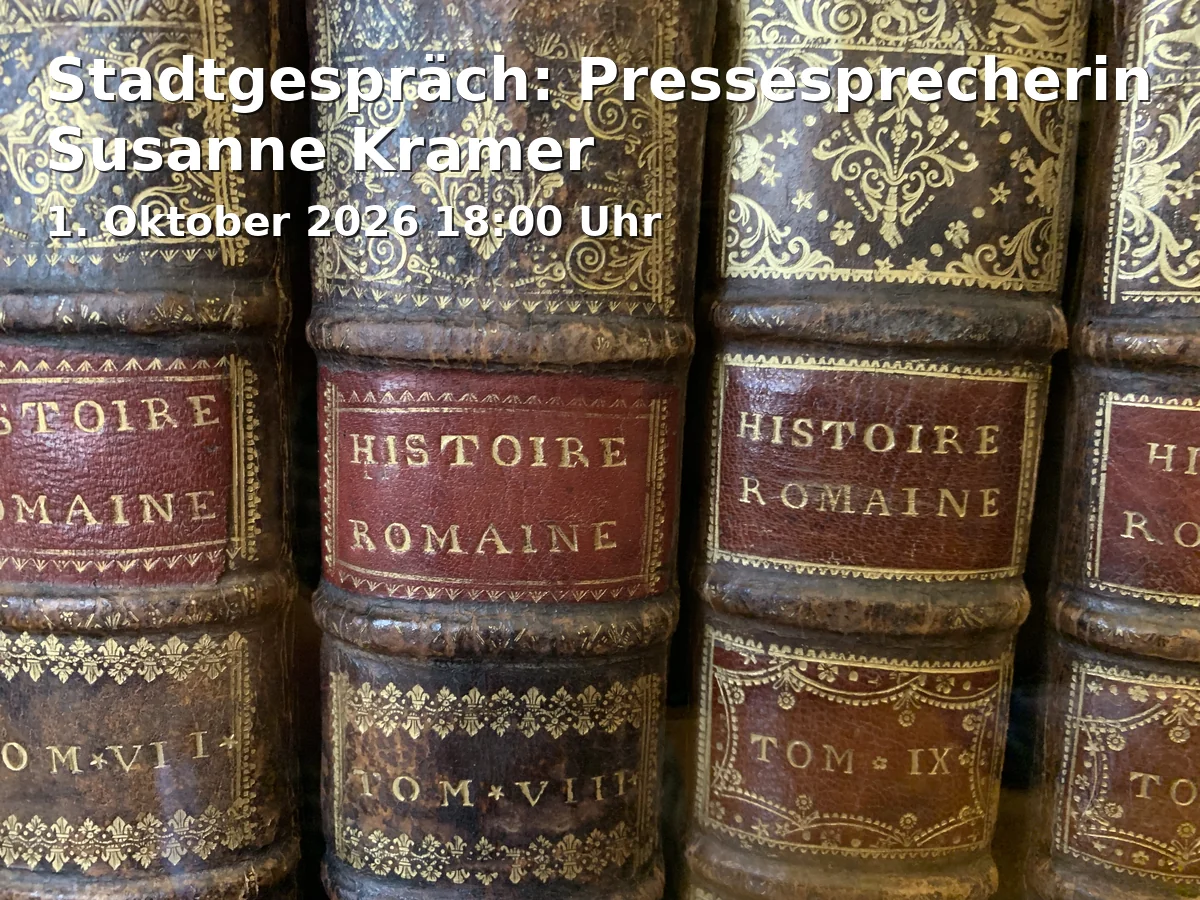 Event: Stadtgespräch: Pressesprecherin Susanne Kramer