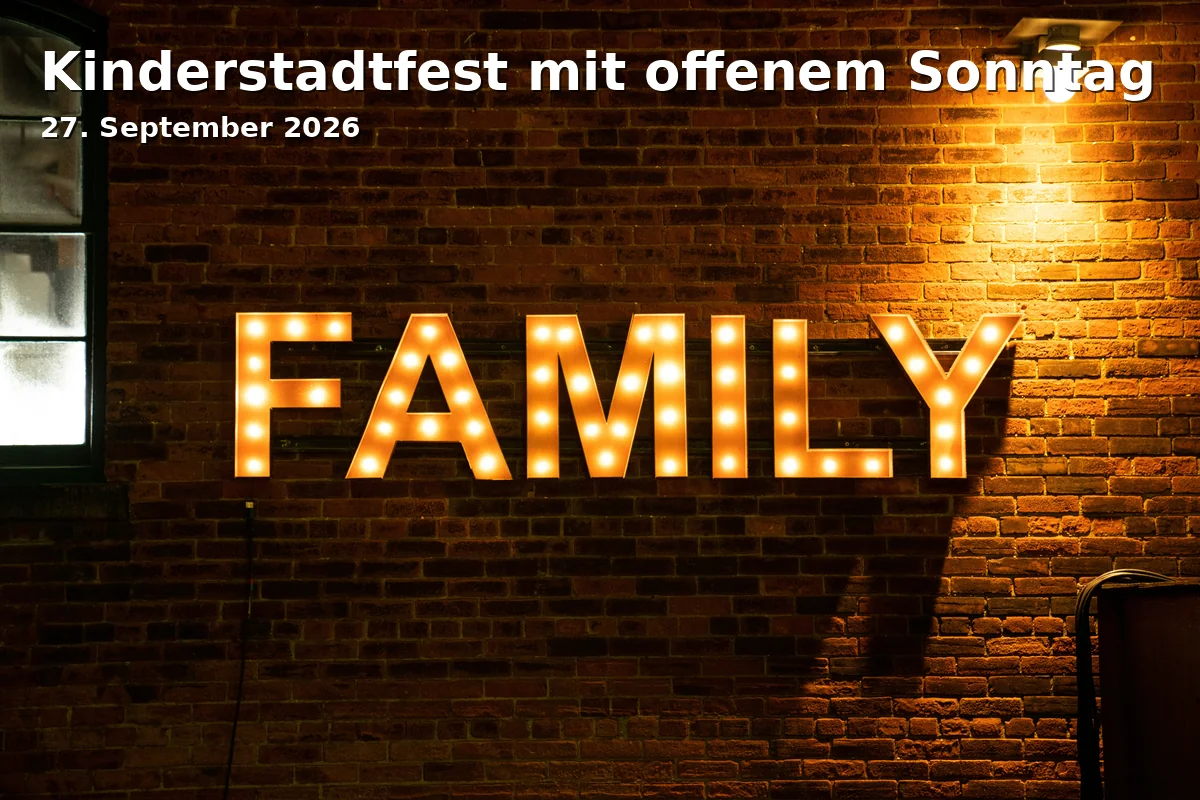 Event: Kinderstadtfest mit offenem Sonntag in Innenstadt Bad Kissingen, Bad Kissingen on 27. September 2026