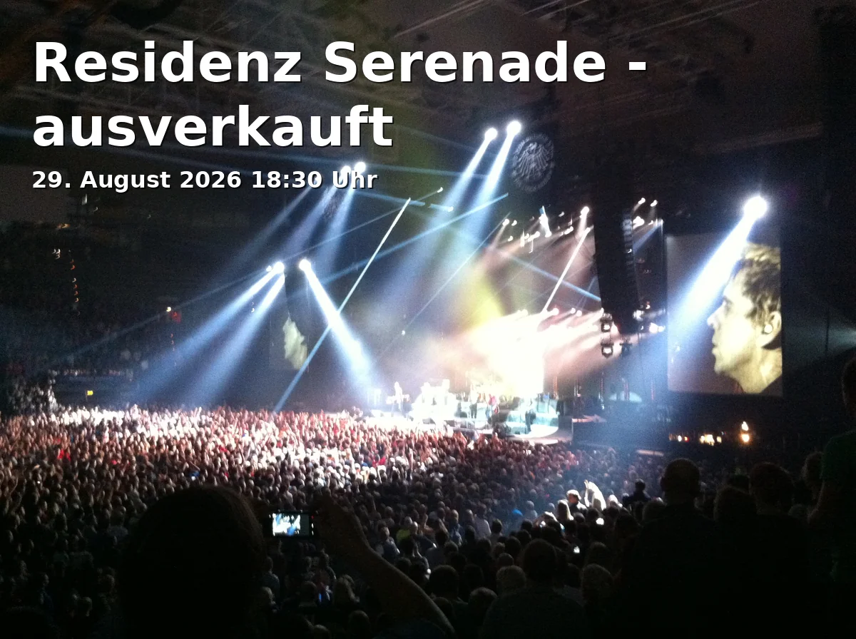 Event: Residenz Serenade - ausverkauft in Residenzstraße 1, 80333 München on 29. August 2026