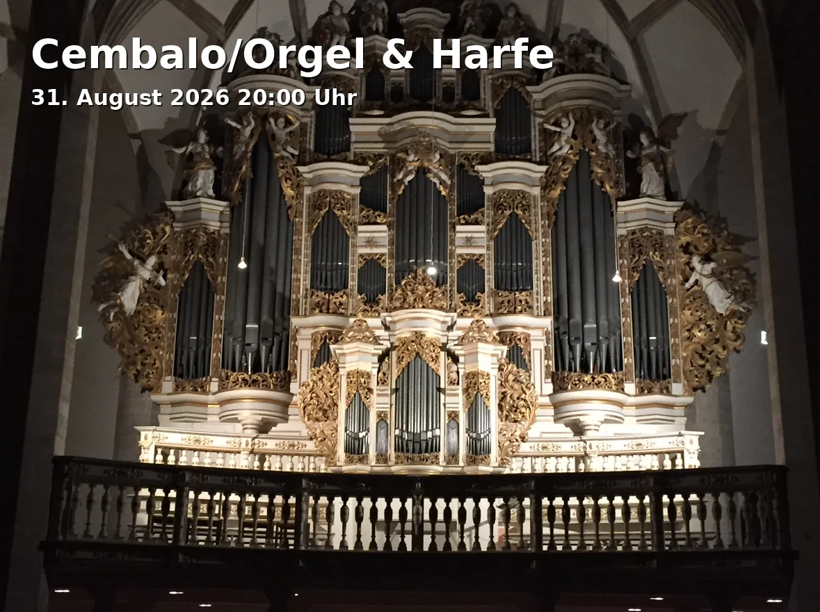 Event: Cembalo/Orgel & Harfe in Asamkirche, Sendlinger Straße 32, 80331 München on 31. August 2026