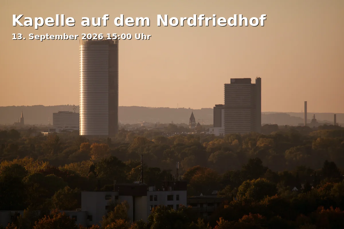 Event: Kapelle auf dem Nordfriedhof in Kapelle auf dem Nordfriedhof, Kölnstraße 487, 53117 Bonn on 13. September 2026