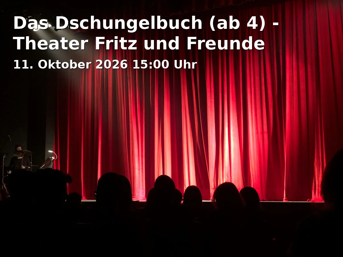Event: Das Dschungelbuch (ab 4) - Theater Fritz und Freunde