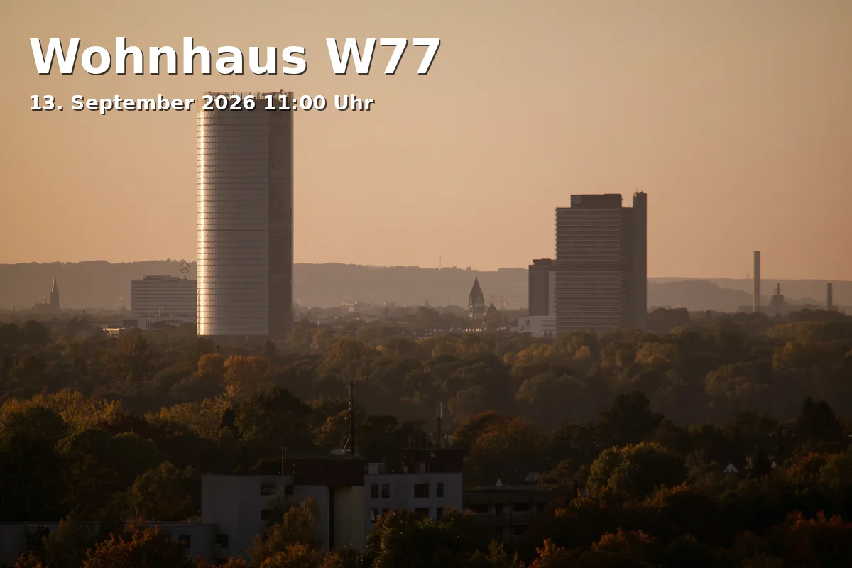 Event: Wohnhaus W77 in Bonn on 13. September 2026