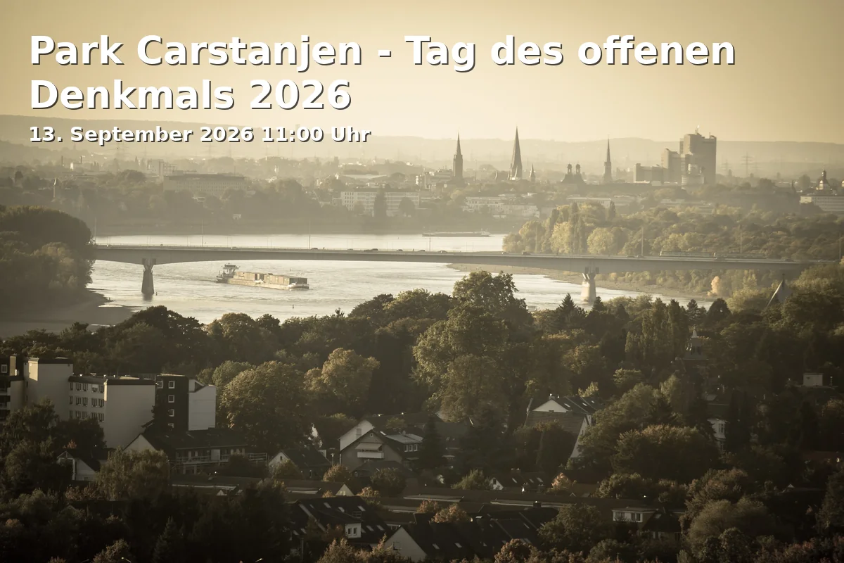 Event: Park Carstanjen - Tag des offenen Denkmals 2026 in Martin-Luther-King-Str. 8, 53175 Bonn on 13. September 2026